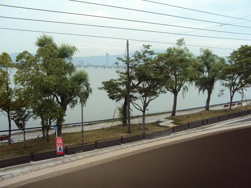 琵琶湖見えます。