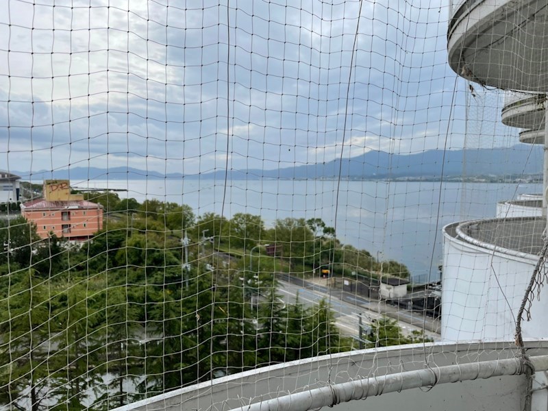 琵琶湖が一望。
