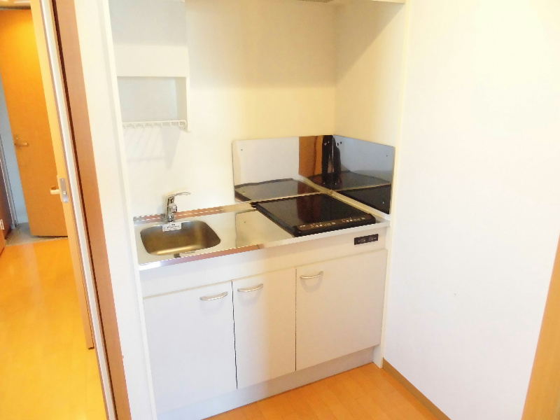 キッチンもドアで区切れちゃいます。