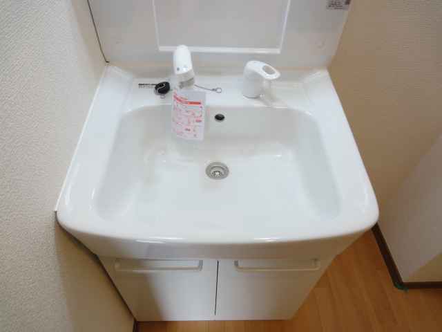 広々とした独立洗面台です。