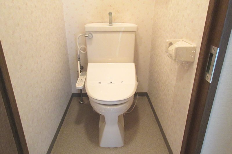 清潔感のあるトイレです。