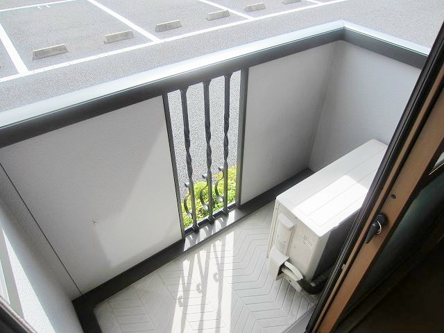 日当りの良いベランダです。