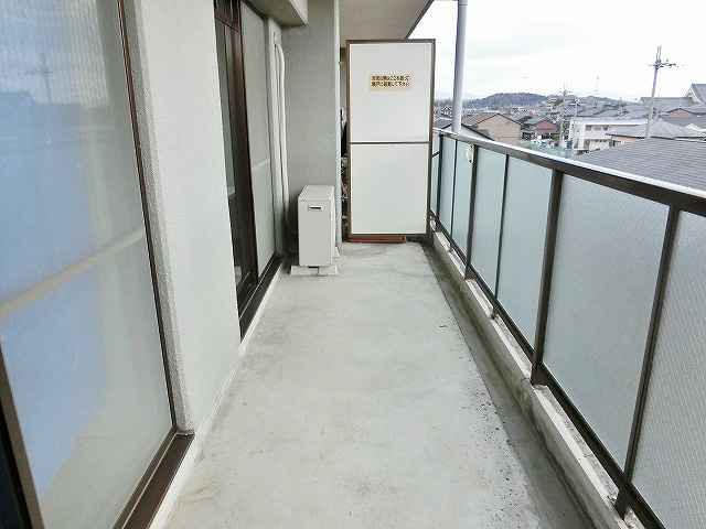 広くお使いいただける、ワイドバルコニー
