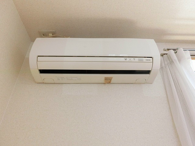 エアコン設置物件です。取り付けや取り外しの費用がかかりません。