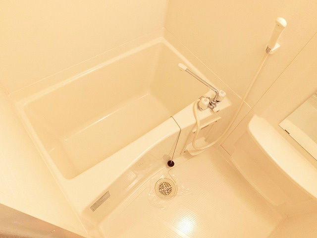 シンプルなユニットバス。