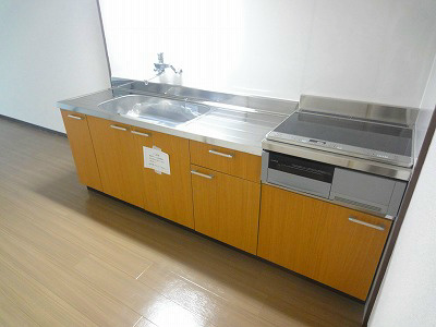 大きいキッチンなので料理もしやすい