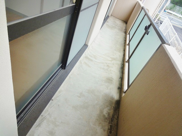 日当たり良好なベランダです。