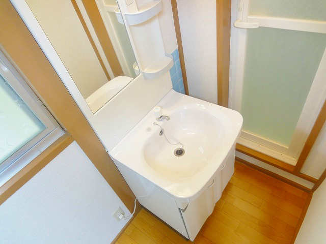 清潔感のある洗面所です。