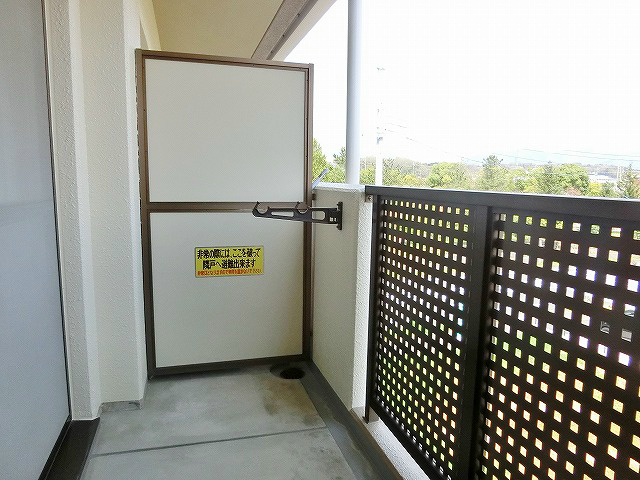 広くお使いいただけるベランダ。