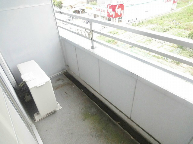 日当りの良いベランダになります。