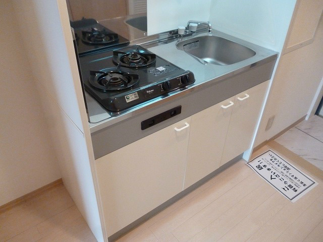 2口ガスコンロ付のお部屋です