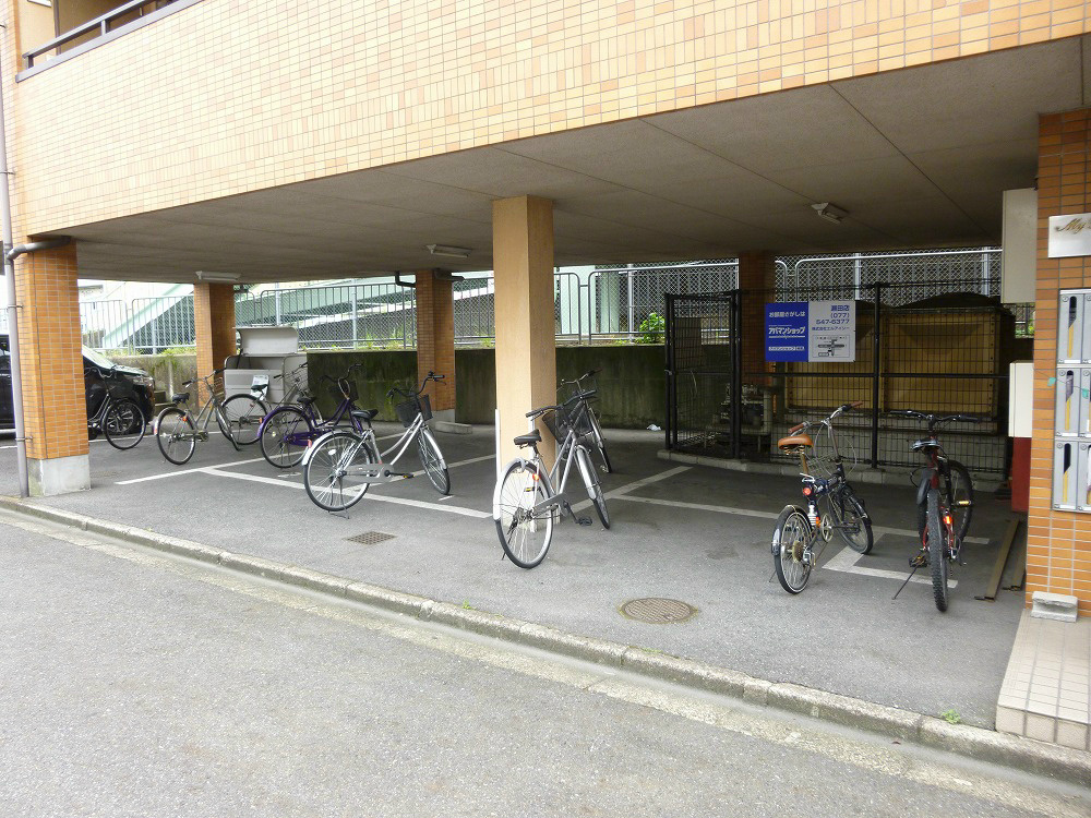 自転車置けますよ