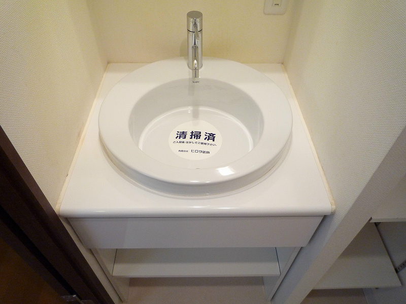 おしゃれな洗面台ですね。