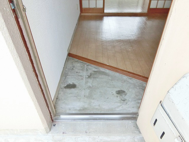 シンプルな玄関。