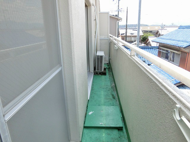 南面のバルコニー