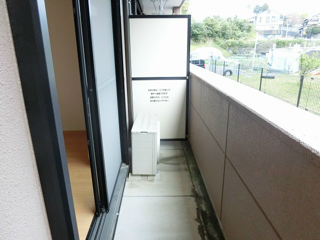 広くお使いいただけるベランダ