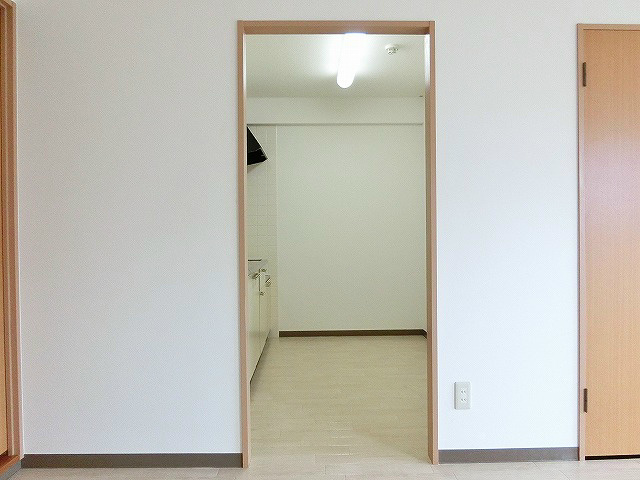生活感が前面に出てこないタイプのキッチン。