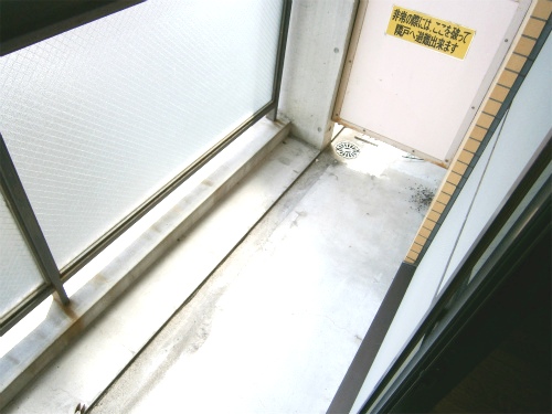 ベランダです