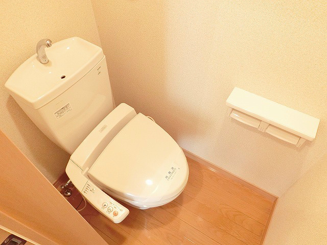 ウォシュレットを採用したトイレ。