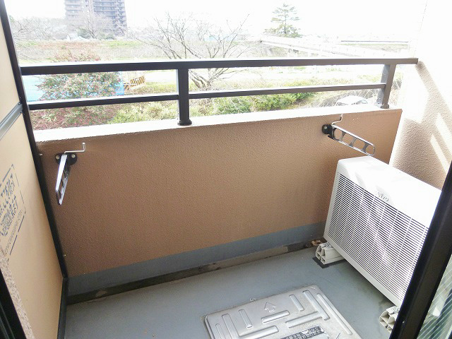 見晴らしの良いベランダ