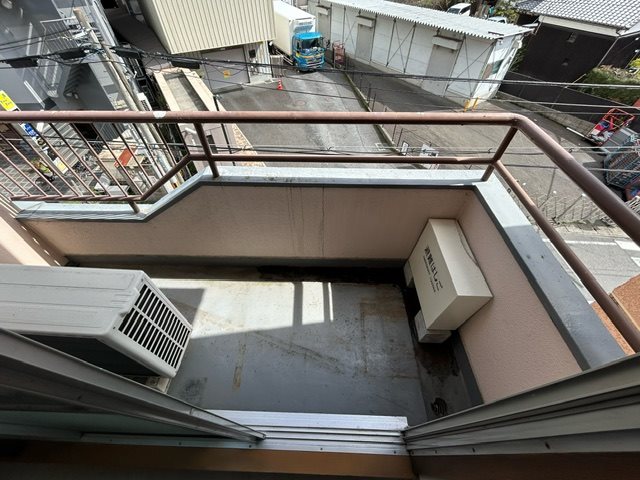 風通しの良いベランダです。