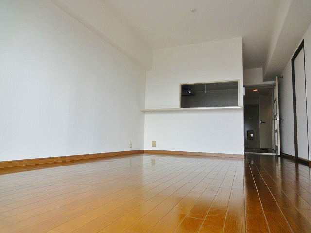 広いリビングで家族団らんできます。