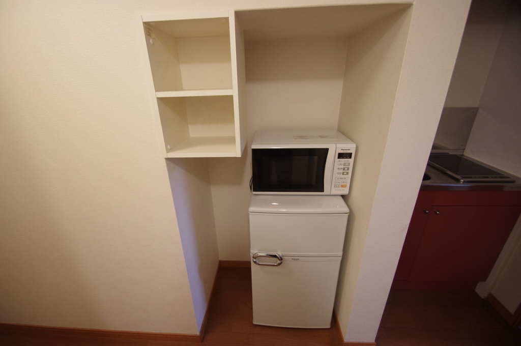 冷蔵庫/電子レンジ設置済（仕様が異なる場合がございます）